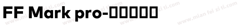 FF Mark pro字体转换